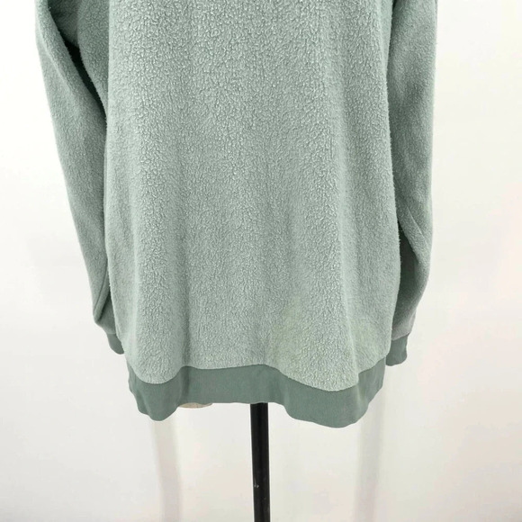 Feat BlanketBlend Crewneck Pullover Sweatshirt Seafoam Green Size Small - Picture 3 of 9